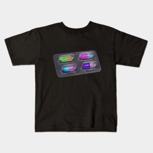 Rainbow Pill Pack Kids T-Shirt